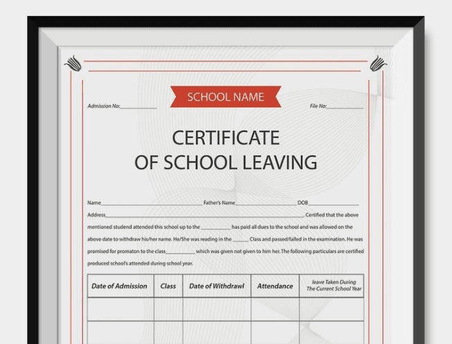 School Leaving Certificate